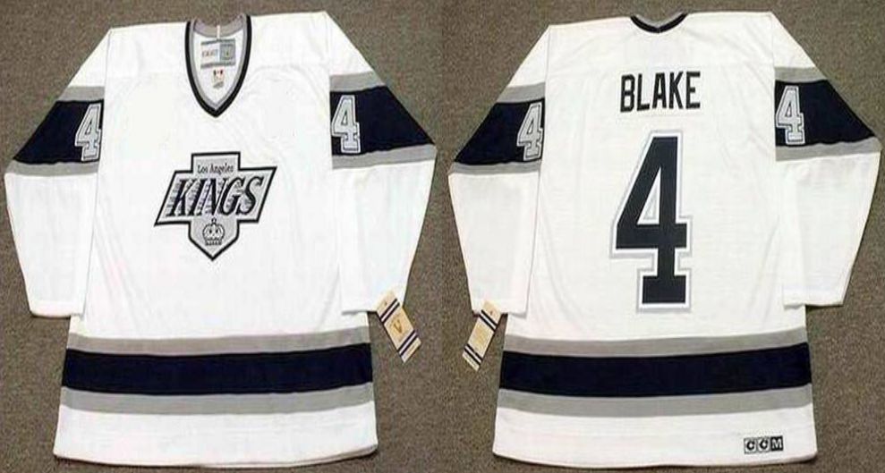 2019 Men Los Angeles Kings 4 Blake White CCM NHL jerseys1